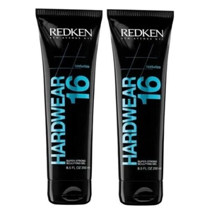 REDKEN Hardwear 16 Super Strong Sculpting Gel 8.5 oz 250ml. PACK OF TWO~NEW - Picture 1 of 4