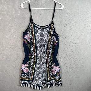 Jealous Tomato Pattern Romper Jumpsuit Womens Large Spagetti Strap - Picture 1 of 9