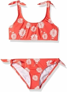 Billabong L109937 Kids Daisy Day Tank Set Sunset Red Girl's Size 10 - Picture 1 of 2