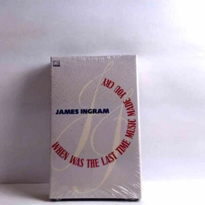 James Ingram– When Was The Last Time Music Made You Cry (Cassette, Sealed) CT290 - Picture 1 of 2