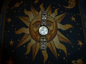 Kwangju University PAROUSIA Stainless Quartz Watch WRISTWATCH W/ 18K Gold Winder - Picture 1 of 12