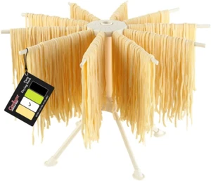 Collapsible Pasta Drying Rack - Spaghetti Noodle Drying Rack with 10 Bar Hand... - Picture 1 of 12