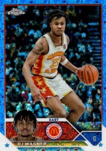 DJ WAGNER 2023 Topps Chrome McDonald's All-American Blue Mini Diamond /99 #11 - Picture 1 of 2