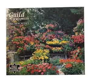 Golden Guild 500+ Piece Jigsaw Puzzle Floral Bouquet Flower Garden NEW SEALED! - Picture 1 of 10