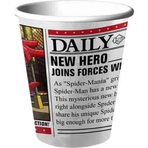 Ultimate Spider-Man Hero Dream Marvel Superhero Birthday Party 9 oz. Paper Cups - Picture 1 of 1