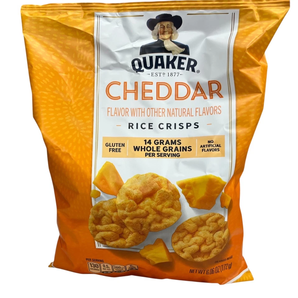Patatas fritas de arroz Quaker Cheddar 6,06 oz Foto 1 de 1