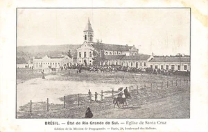 Brasil - Estado do Rio Grande do Sul - Igreja de Santa Cruz - Postal publicado p - Picture 1 of 2
