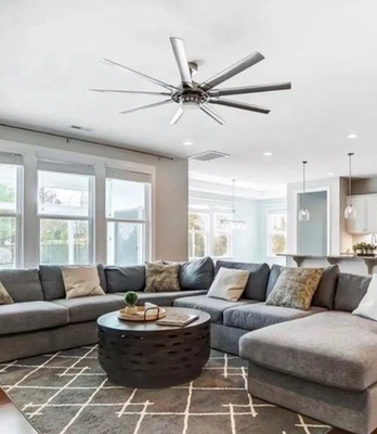 Ventilador de techo interior/exterior Fanimation Studio 72 pulgadas con luz LED Foto 1 de 4