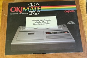 Vintage Okidata Okimate 10 Color Printer Boxed - Picture 1 of 16