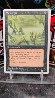 MARSH GAS German Version MAGIC The Gathering INSTANT 1995 Trading Card MTG - Image 1 of 2