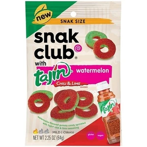 Snack Size Tajin Watermelon Gummy Rings, 2.25 Ounce, 12 Per Case - Picture 1 of 2