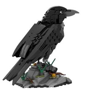 A Model of a Raven Perched on Some Rocky Base 357 Pieces for Aged 14 and above - Picture 1 of 8