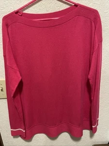 JOULES Womens Boat Neck Jumper Sweater UK 14 Large Hot Pink Vivianna 212842 - Picture 1 of 9