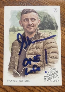 2019 Topps Allen Ginter Gary Vee Vaynerchuk Auto Signed w One Life Insc + Proof - Bild 1 von 3