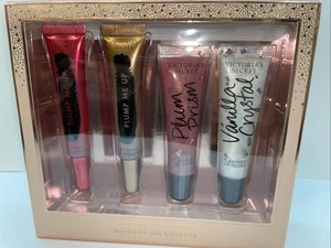 Victoria's Secret Crystal Kisses Lip Set of 4 - Picture 1 of 3