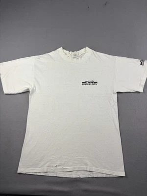 Camiseta Vintage Bugle Boy Adulto Talla Grande Blanca Envejecida Equipo de Remo EE. UU. 80s Foto 1 de 4