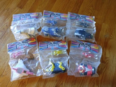 Juego completo de 6 MMPR de película McDonalds Mighty Morphin Power Rangers 1995 sellado Foto 1 de 2