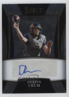2022 Panini Select Draft Picks X-Factor Signatures Dustin Crum #X-DCR Auto - Image 1 of 2