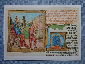 alte Ansichtskarte Postkarte AK Initiale Corpus iuris civilis Venedig de Grassis - Bild 1 von 2