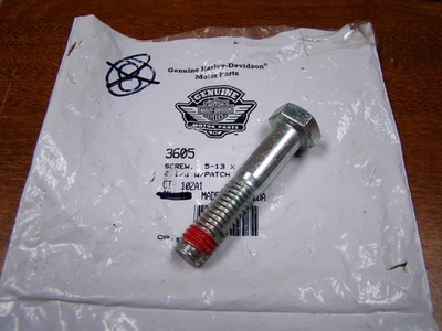 Nuevo de Lote Original Harley Davidson 1/2"-13 x 2-1/2" Cabeza Hexagonal Bloqueo Perno 3605 CANTIDAD4 Foto 1 de 4