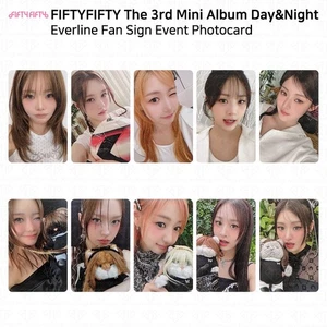 FIFTY FIFTY 3rd Mini Album Day & Night Everline Fan Sign Event Photocard KPOP - Picture 1 of 21