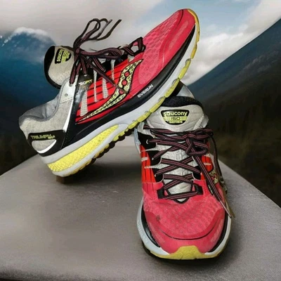 Zapatos Saucony para mujer 8 Triumph ISO 2 para correr coral plateado S10290-3 Foto 1 de 4