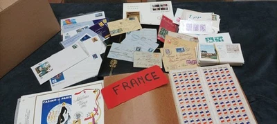 ALBUM CONTENANT 1505 TIMBRES DE FRANCE NFS & OBLIT-ANCIENS &+ RECENTS-PHOT & DES - Photo 1/4