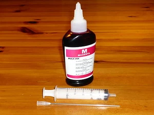 100ml Magenta bulk refill ink for Epson inkjet printer - Picture 1 of 1