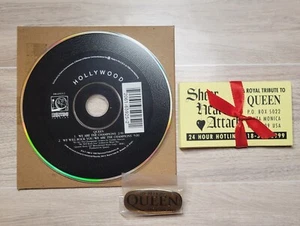 Vintage QUEEN Collector's Set (CD & Pin) - Freddy Mercury, Brian May, Fan Club  - Picture 1 of 5