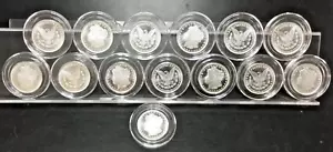 1/2 oz SILVER round .999 fine silver MORGAN DESIGN Type bullion in Capsule - Picture 1 of 7