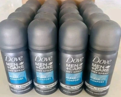 24 Dove Men + Care Clean Comfort Dry Spray 48 Hr Protection Antiperspirant 1oz - Image 1 of 4