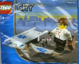 LEGO City – Sanitäter (7267) – seltener Werbe-Polybeutel – brandneu - Bild 1 von 1