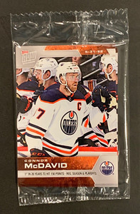 2021/22 Topps NOW NHL Stickers #510 | CONNOR McDAVID | Edmonton Oilers; 5-pack