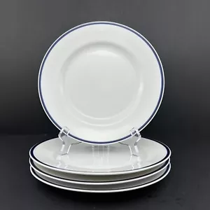 Insalatiera Crate & Barrel CAPE COD BLEU blu e bianco (4) diner ottime condizioni - Foto 1 di 17