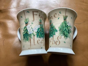 Coppia di tazze BIN Pimpernel erbe fini - Foto 1 di 8