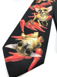 DOG ANIMAL KINGDOM QUALITY SUIT DESIGNER NECKTIE TIE FREE SHIPPING - Picture 1 of 4