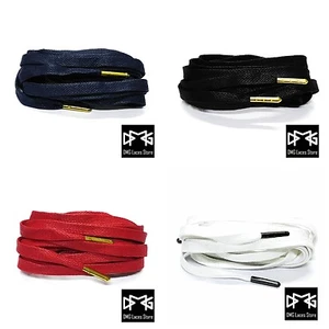 70" 180cm Premium Wax Flat Shoe laces with Metal Tips Jordan 1 og - Picture 1 of 2