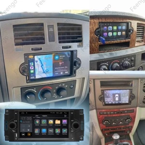6.5" Touch Screen Car Radio Stereo Upgrade Carplay GPS For Dodge Jeep Chrysler - Picture 1 of 22