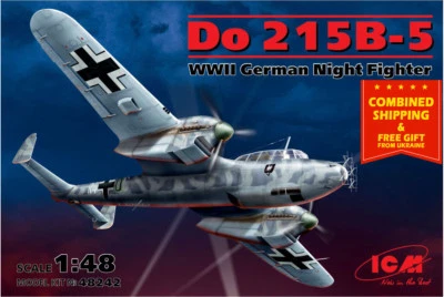 ICM48242 ICM 1/48 DO 215 B-5 Luchador Nocturno Alemán, Segunda Guerra Mundial, modelo a escala Foto 1 de 4