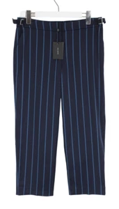 COP COPINE Pantalon Trousers Women's (EU) 38 Belted Regular Fit Pinstriped - Picture 1 of 12