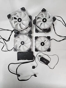 6x Corsair HD RGB Lüfter & Corsair Commander Pro - Bild 1 von 18