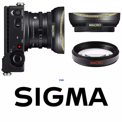 ULTRA WIDE ANGLE LENS + MACRO LENS FOR Sigma FP Mirrorless Camera with 45mm Lens - Image 1 of 4