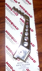 HONDA ATC250R, TRX250R POLISHED BILLET ALUMINUM ENGINE KICK START LEVER, PEDAL - Picture 1 of 8