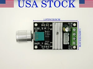1 pieza controlador de velocidad del motor PWM, reversa hacia adelante, 1203BB (STOCK DE EE. UU.) - Imagen 1 de 5