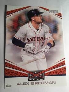 2019 Topps Stadium Club Beam Team Jumbo 5x7 Alex Bregman Astros BT19 01/49