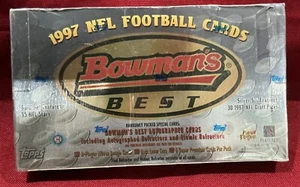1997 BOWMAN BEST FOOTBALL FACTORY SEALED BOX WAX HOBBY 24 PACKS NFL UNOPENED - Picture 1 of 5