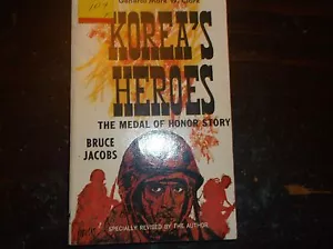 Vintage War Paperback KOREA’S HEROES by Bruce Jacobs/Berkley 1961 - Picture 1 of 3