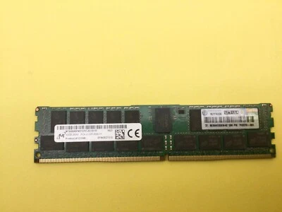 HP 752370-091 32GB (1X32GB) 2RX4 PC4-2133P DDR4 Server Memory 728629-B21 - Image 1 of 4