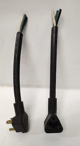 Cables de alimentación coleta macho y hembra MHRV vehículo recreativo 12" 10/3 30 amperios - Imagen 1 de 6