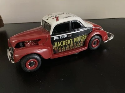 Jim Reed 1940 Ford Modified Series 1/24 Custom Diecast Signed White Plains NY - Image 1 of 4